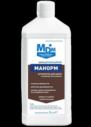 Средство дезинфекционное манорм с красителем 1л