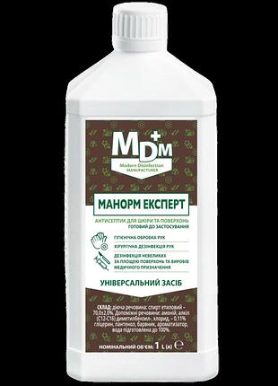 Средство дезинфекционное манорм эксперт с красителем 1л