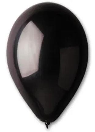 Латексные шарики пастель чорный black