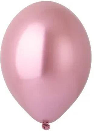 Латексные шарики хром розовый glossy pink