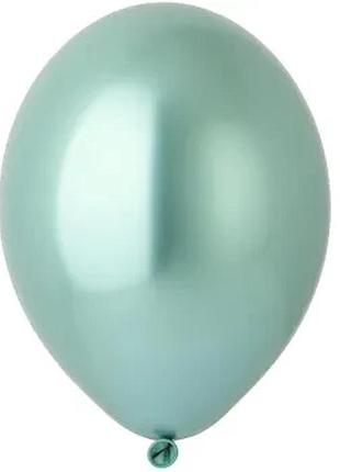 Латексные шарики хром зеленый glossy green