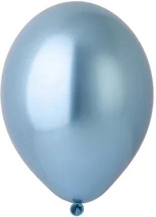 Латексные шарики хром синий glossy blue