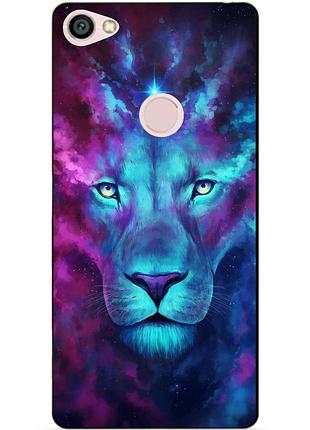 Силиконовый чехол бампер для xiaomi redmi note 5a prime с рисунком облачный лев