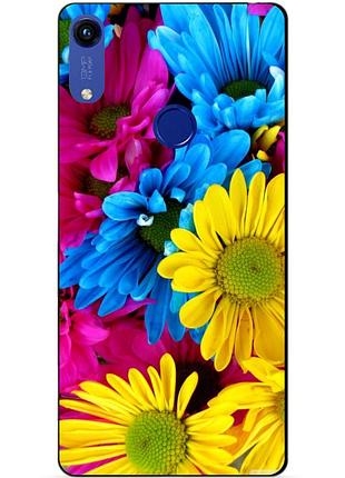 Силиконовый чехол для huawei honor 8a с рисунком хризантемы
