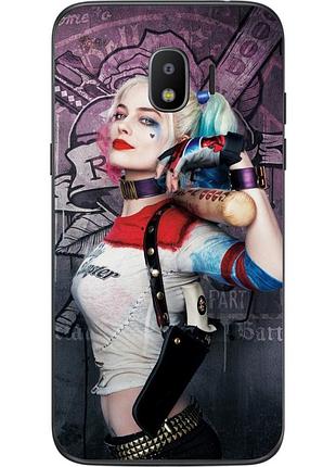 Силіконовий бампер для samsung j4 galaxy j400 з малюнком харлі квінн