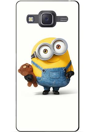 Бампер силиконовый чехол для samsung j5 galaxy j500 с рисунком миньон боб