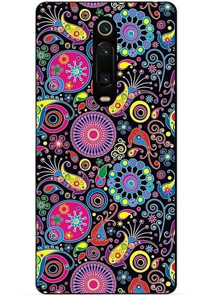 Силиконовый чехол бампер для xiaomi mi 9t/k20/mi 9t pro/k20 pro с рисунком восточные узоры