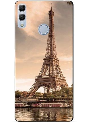 Чохол силіконовий для huawei honor 10 lite з малюнком ейфелева вежа