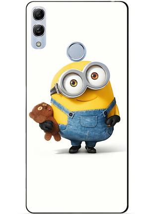 Чехол силиконовый бампер для huawei honor 10 lite с рисунком миньон боб