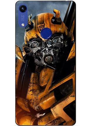 Бампер силиконовый чехол для huawei honor 8a с рисунком бамблби