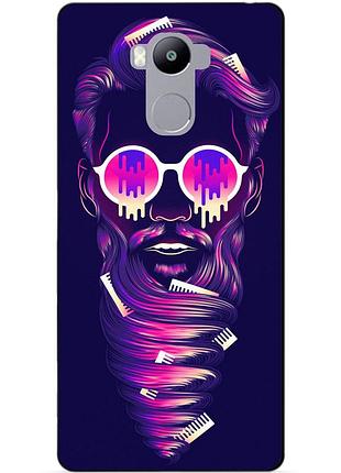Бампер силіконовий чохол для xiaomi redmi 4 redmi 4 prime з малюнком бородань