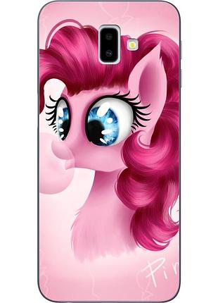 Силиконовый бампер для samsung j6 plus galaxy j610 с рисунком пинки пай