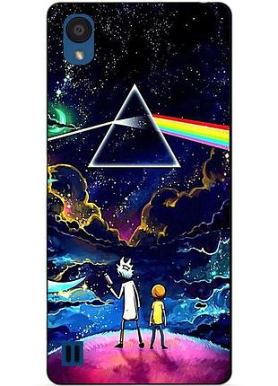 Чехол силиконовый для zte blade a5 2019 с рисунком rick and morty