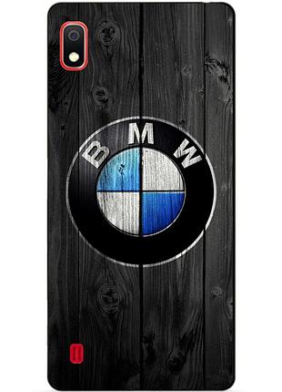 Бампер силиконовый чехол для samsung a10 с рисунком bmw