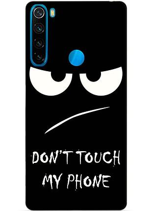 Чохол силіконовий для xiaomi redmi note 8 з малюнком очі