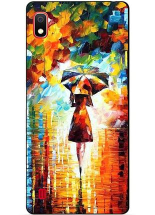 Силіконовий чохол для samsung a10 з малюнком прогулянка