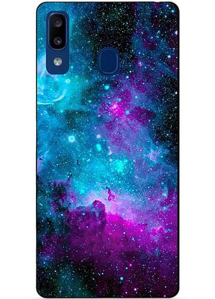 Чохол силіконовий для samsung a20 з малюнком чумацький шлях