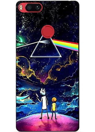 Чехол силиконовый для xiaomi mi a1 с рисунком rick and morty