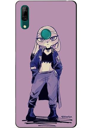 Силиконовый чехол бампер для huawei p smart z с рисунком джуди