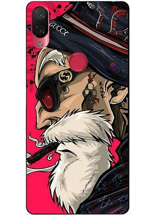 Силиконовый чехол для xiaomi mi play с рисунком дед