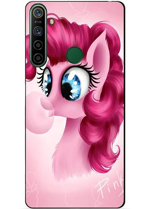 Силиконовый чехол бампер для realme 5i с рисунком пони пинки пай