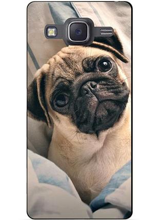 Чехол силиконовый бампер для samsung j5 galaxy j500 с рисунком мопс фото