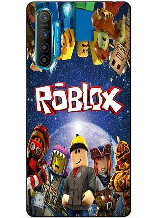 Силіконовий чохол бампер для realme x2 з малюнком роблокс