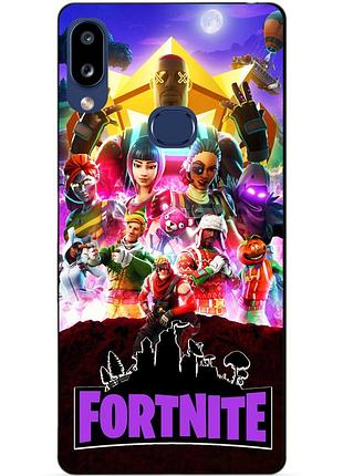 Силіконовий бампер чохол для samsung a10s 2019 galaxy a107f з малюнком fortnite