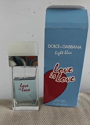 Dolce&gabbana light blue love is love 50 ml