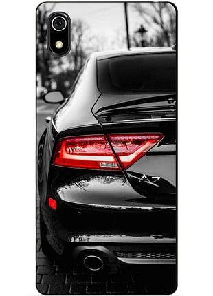 Чехол силиконовый для xiaomi redmi 7a с рисунком audi