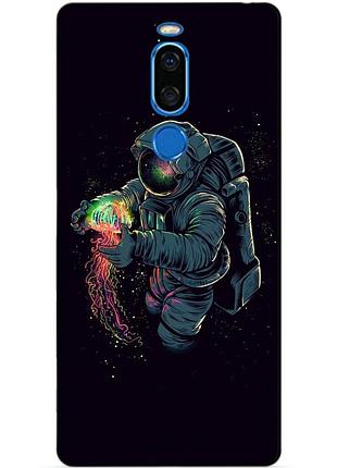 Силиконовый чехол для meizu x8 с рисунком медуза