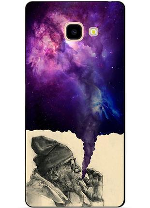 Силіконовий бампер чохол для samsung j4 plus galaxy j415 з малюнком дід
