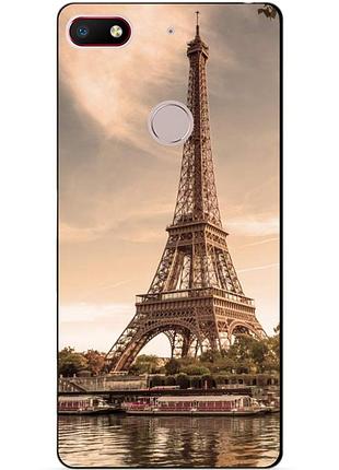 Чехол силиконовый для zte nubia v18 с рисунком париж