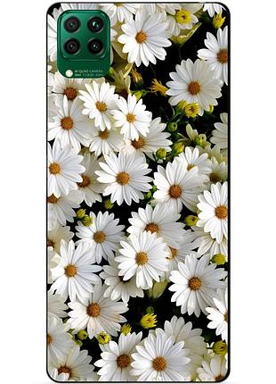 Силіконовий чохол бампер для huawei p40 lite з малюнком ромашки