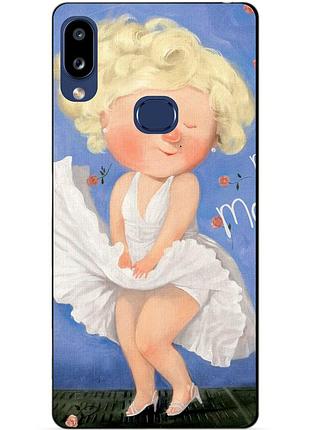 Бампер силиконовый чехол для samsung a10s 2019 galaxy a107f с рисунком монро гапчинская