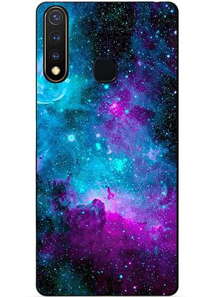 Силіконовий бампер чохол для vivo y19 з малюнком галактика
