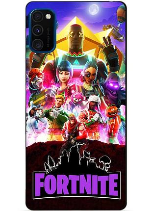 Силиконовый бампер чехол для samsung m30s 2019 galaxy m307f с рисунком fortnite