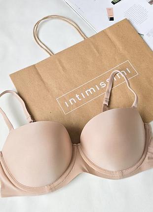 Базовый телесный бюстгальтер из микрофибры carlotta intimissimi
