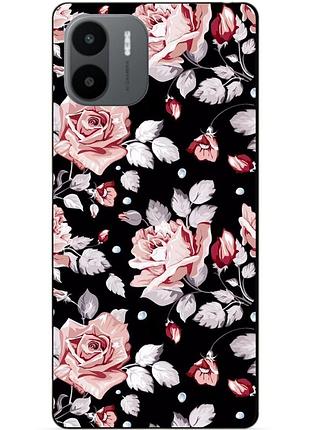 Силіконовий бампер чохол для xiaomi redmi a1/a2 з малюнком троянди