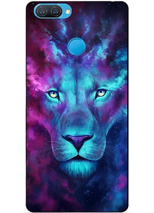 Силиконовый бампер чехол для oppo a12 a5s с рисунком космический лев