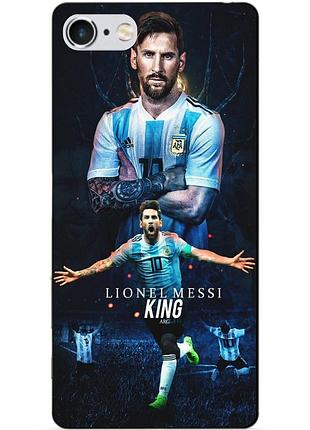 Силіконовий бампер чохол для iphone 5s з малюнком messi
