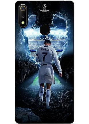 Силіконовий чохол бампер для realme 3 з малюнком ronaldo