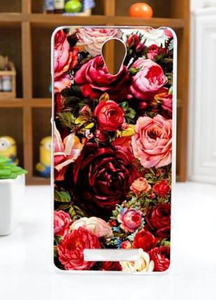 Чехол силиконовый бампер для xiaomi redmi note 2 с рисунком кассета 4