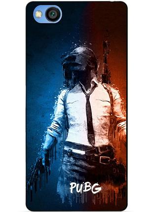 Силиконовый чехол бампер для xiaomi redmi go с рисунком pubg