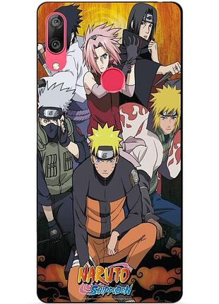 Силіконовий чохол бампер для huawei y7 2019 з малюнком naruto