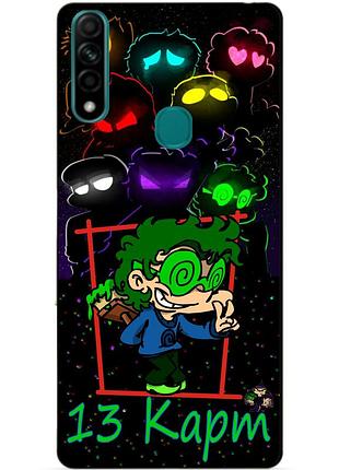Силиконовый бампер чехол для oppo a31 с героем 13 карт вару