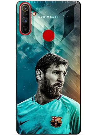 Силиконовый чехол бампер для realme c3 с рисунком ronaldo