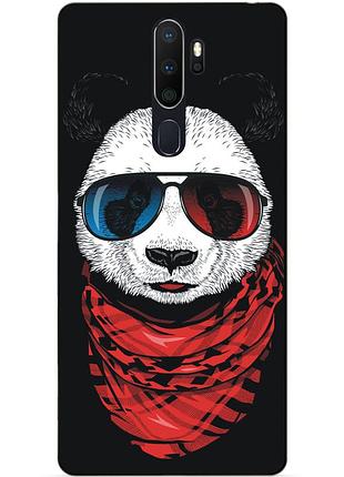 Силіконовий бампер чохол для oppo a5 2020 з малюнком панда