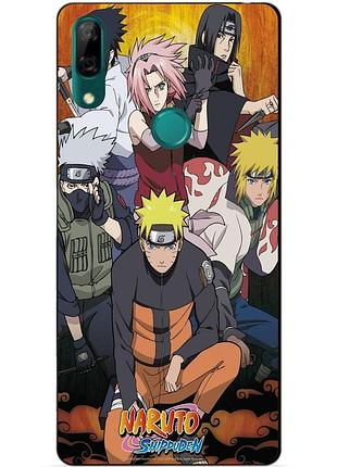 Силиконовый чехол бампер для huawei p smart z с рисунком naruto