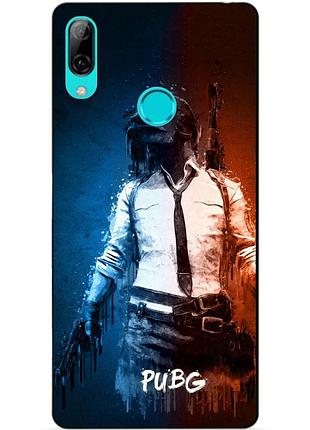 Силиконовый бампер чехол для huawei p smart 2019 с рисунком pubg
